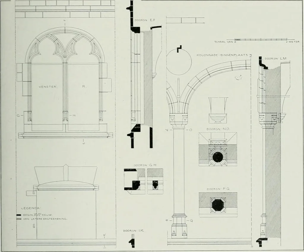 An illustration from De Nederlandsche monumenten van geschiedenis en kunst : geillustreerde beschrijving, 1912, leaf 260