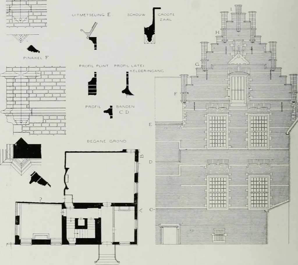 An illustration from De Nederlandsche monumenten van geschiedenis en kunst : geillustreerde beschrijving, 1912, leaf 369