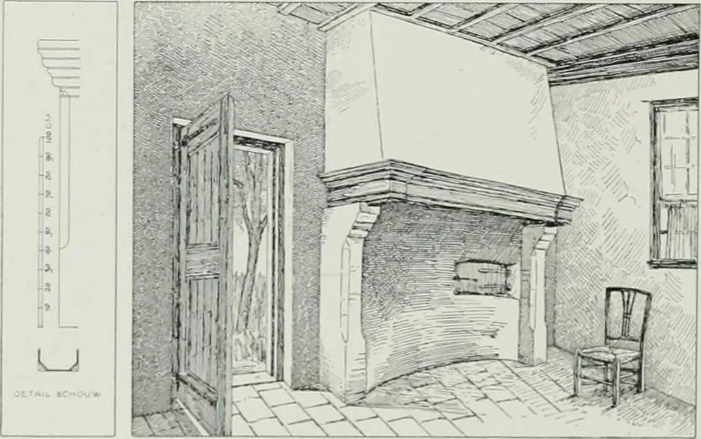 An illustration from De Nederlandsche monumenten van geschiedenis en kunst : geillustreerde beschrijving, 1912, leaf 375