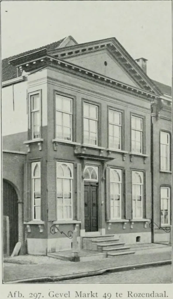 An illustration from De Nederlandsche monumenten van geschiedenis en kunst : geillustreerde beschrijving, 1912, leaf 423