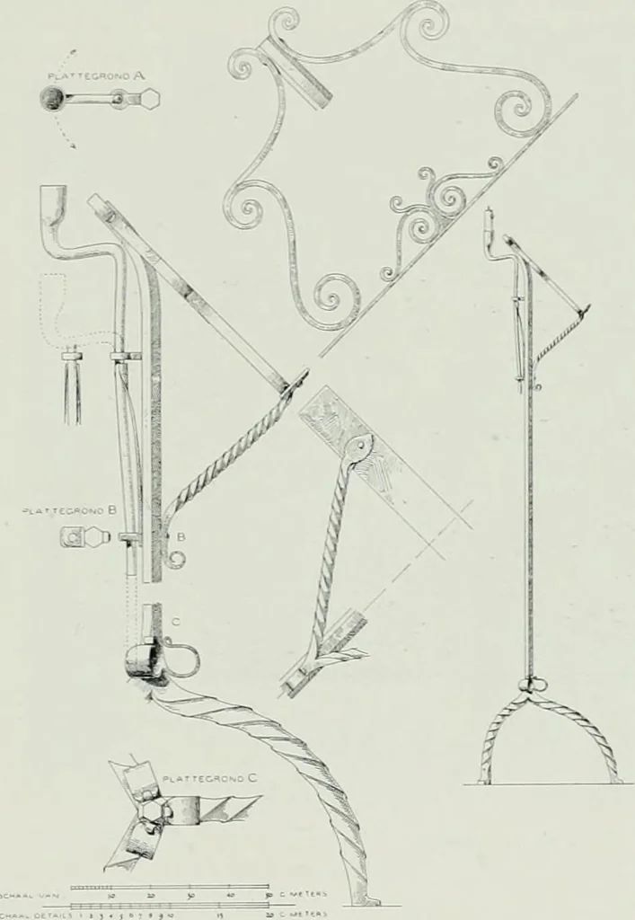An illustration from De Nederlandsche monumenten van geschiedenis en kunst : geillustreerde beschrijving, 1912, leaf 466