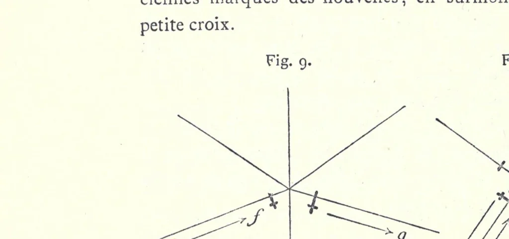 An illustration from Récréations mathématiques, 1883, leaf 78