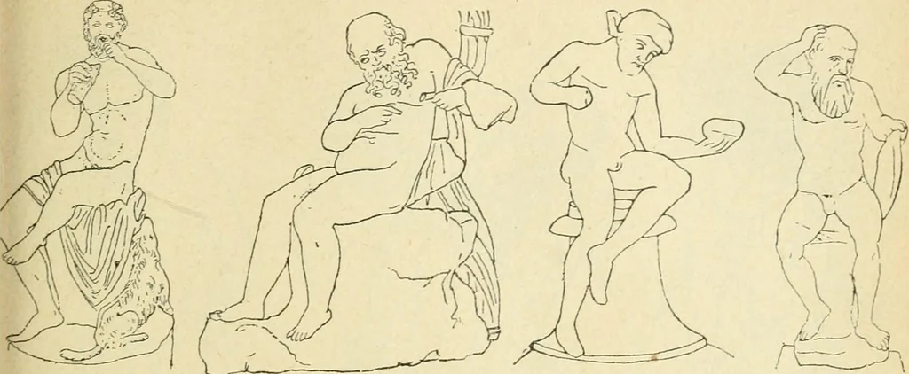 An illustration from Répertoire de la statuaire grecque et romaine, 1908, leaf 100