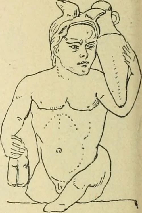 An illustration from Répertoire de la statuaire grecque et romaine, 1908, leaf 101