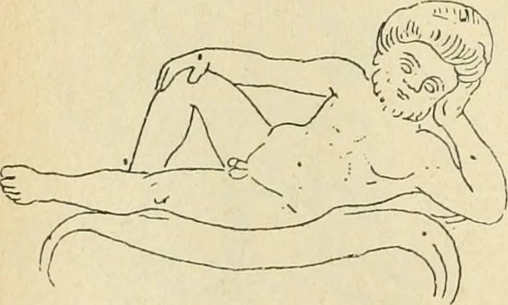 An illustration from Répertoire de la statuaire grecque et romaine, 1908, leaf 103
