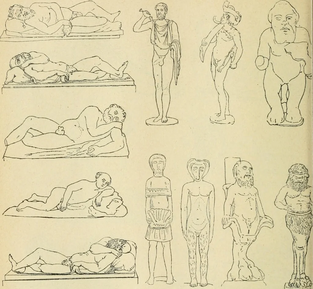 An illustration from Répertoire de la statuaire grecque et romaine, 1908, leaf 105