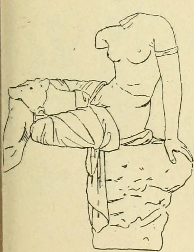An illustration from Répertoire de la statuaire grecque et romaine, 1908, leaf 106