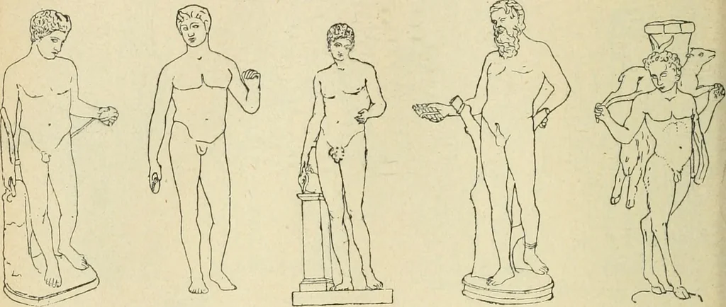 An illustration from Répertoire de la statuaire grecque et romaine, 1908, leaf 109