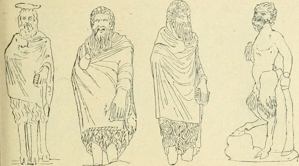 An illustration from Répertoire de la statuaire grecque et romaine, 1908, leaf 110