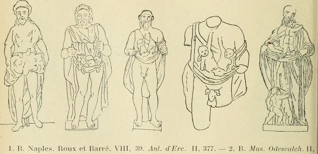 An illustration from Répertoire de la statuaire grecque et romaine, 1908, leaf 117