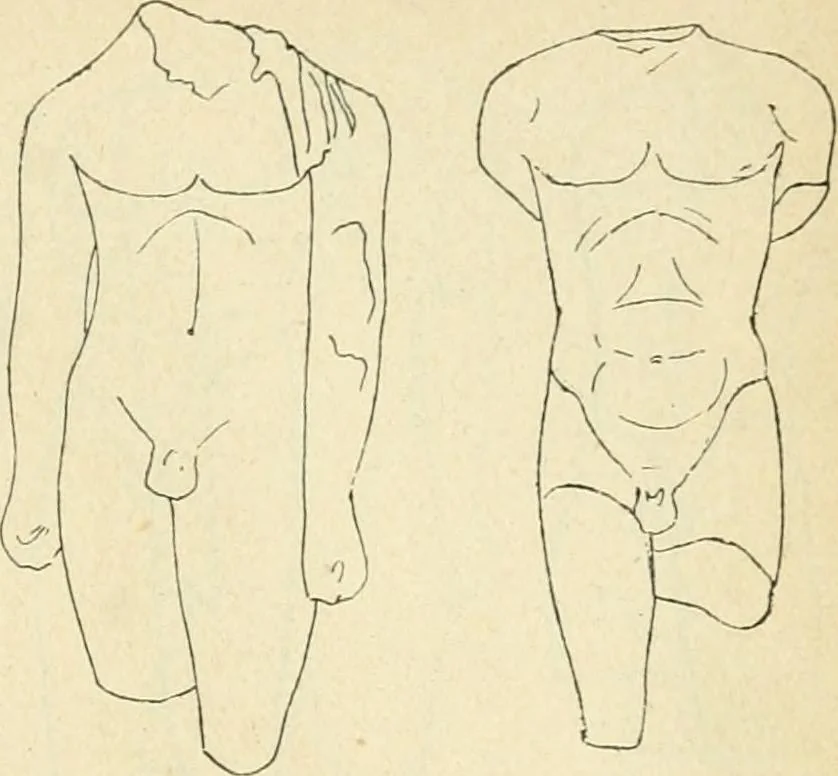 An illustration from Répertoire de la statuaire grecque et romaine, 1908, leaf 120