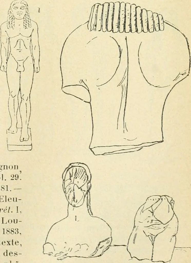 An illustration from Répertoire de la statuaire grecque et romaine, 1908, leaf 120