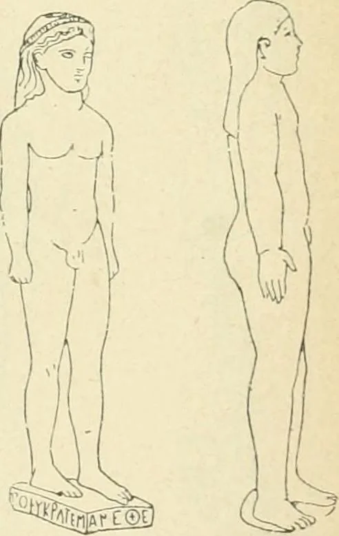 An illustration from Répertoire de la statuaire grecque et romaine, 1908, leaf 122