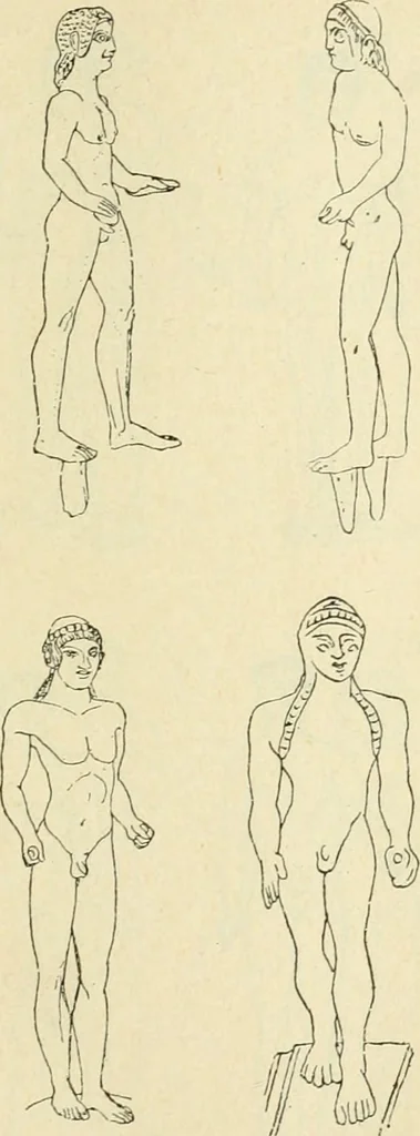 An illustration from Répertoire de la statuaire grecque et romaine, 1908, leaf 124