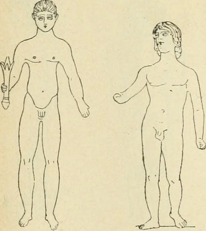 An illustration from Répertoire de la statuaire grecque et romaine, 1908, leaf 125