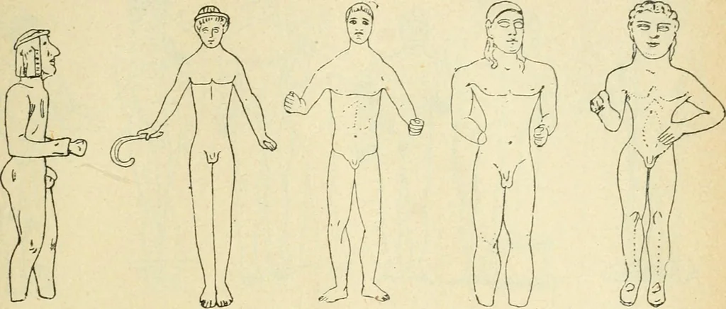 An illustration from Répertoire de la statuaire grecque et romaine, 1908, leaf 126