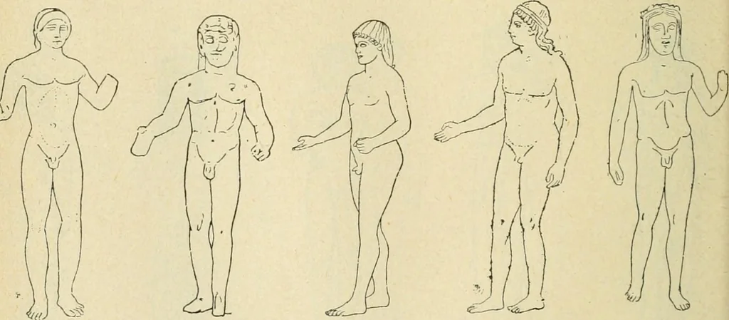 An illustration from Répertoire de la statuaire grecque et romaine, 1908, leaf 127