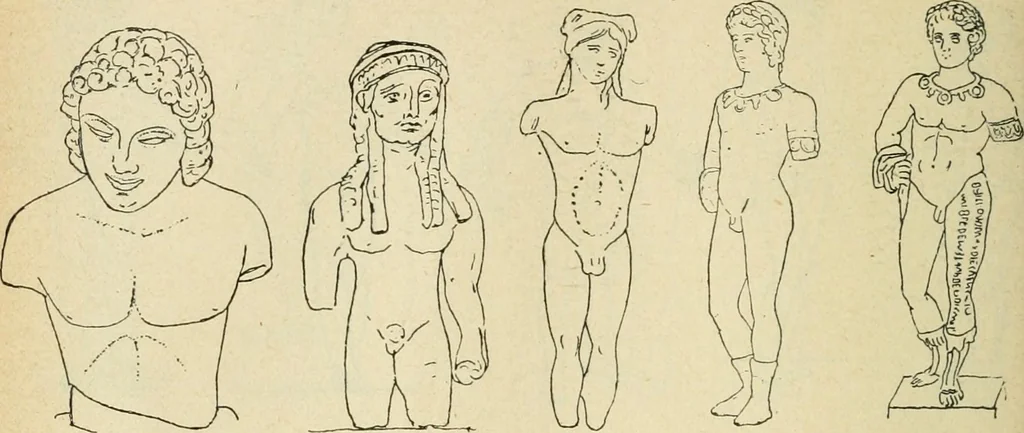 An illustration from Répertoire de la statuaire grecque et romaine, 1908, leaf 129