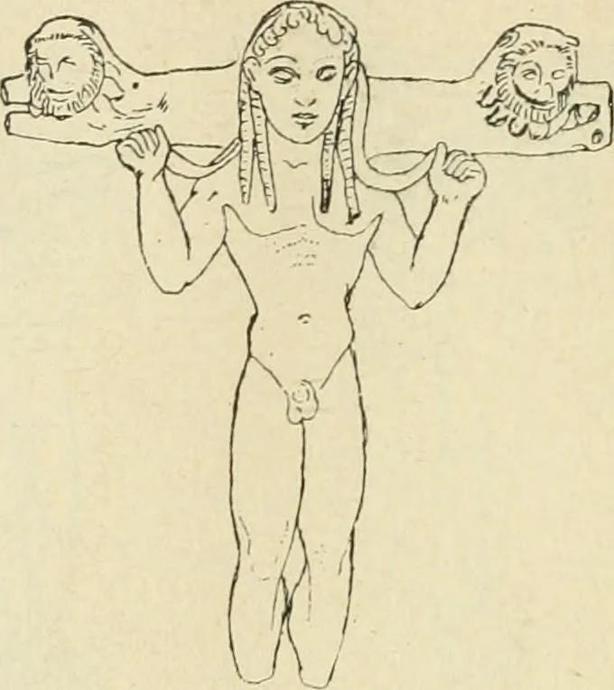 An illustration from Répertoire de la statuaire grecque et romaine, 1908, leaf 133