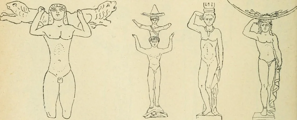 An illustration from Répertoire de la statuaire grecque et romaine, 1908, leaf 133
