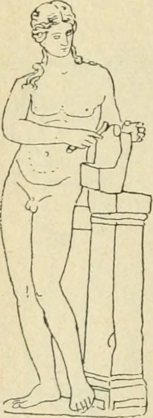 An illustration from Répertoire de la statuaire grecque et romaine, 1908, leaf 135