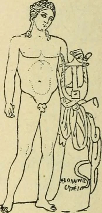 An illustration from Répertoire de la statuaire grecque et romaine, 1908, leaf 135