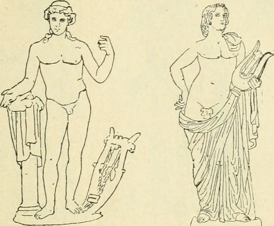 An illustration from Répertoire de la statuaire grecque et romaine, 1908, leaf 136