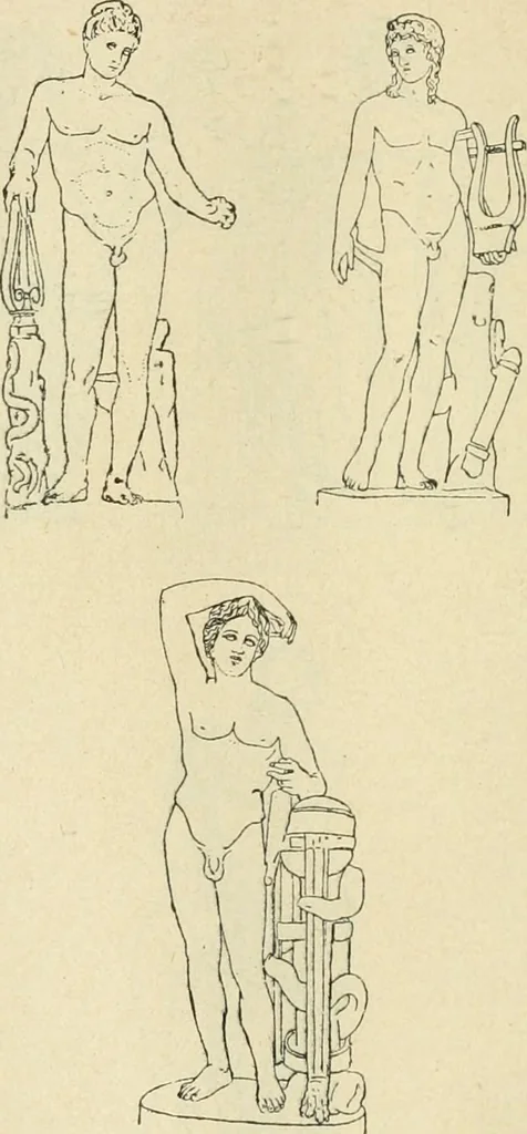 An illustration from Répertoire de la statuaire grecque et romaine, 1908, leaf 137