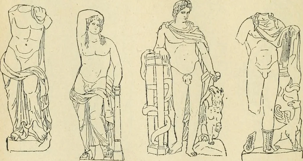 An illustration from Répertoire de la statuaire grecque et romaine, 1908, leaf 139