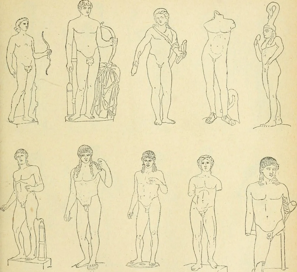 An illustration from Répertoire de la statuaire grecque et romaine, 1908, leaf 140