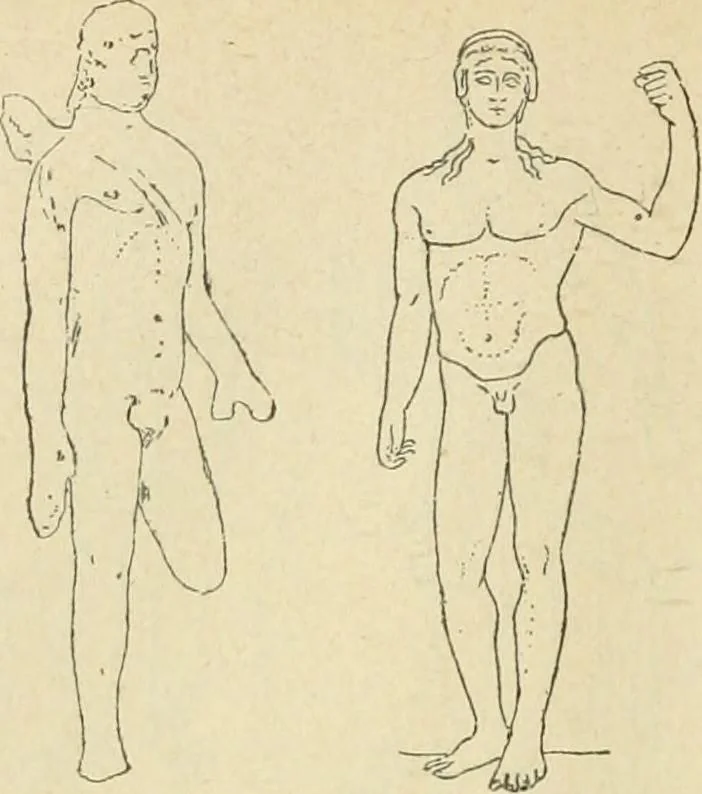An illustration from Répertoire de la statuaire grecque et romaine, 1908, leaf 141