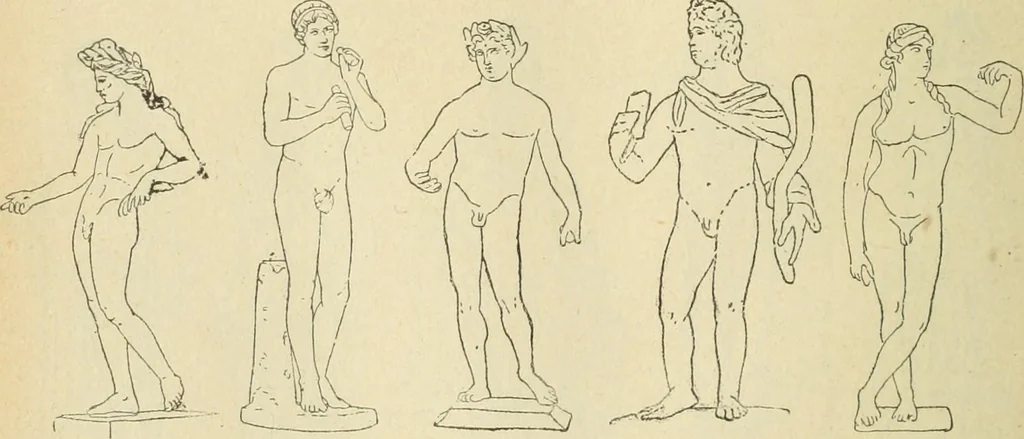 An illustration from Répertoire de la statuaire grecque et romaine, 1908, leaf 141
