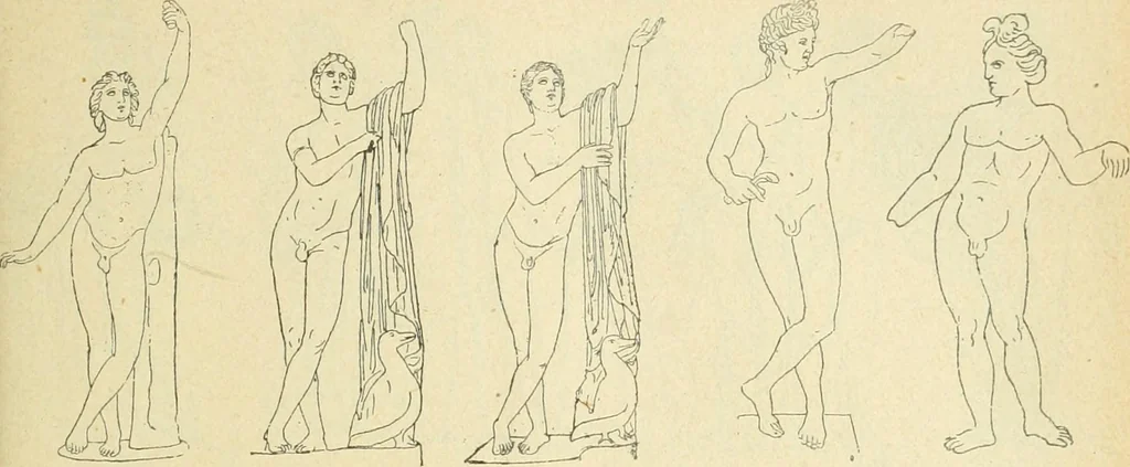 An illustration from Répertoire de la statuaire grecque et romaine, 1908, leaf 142