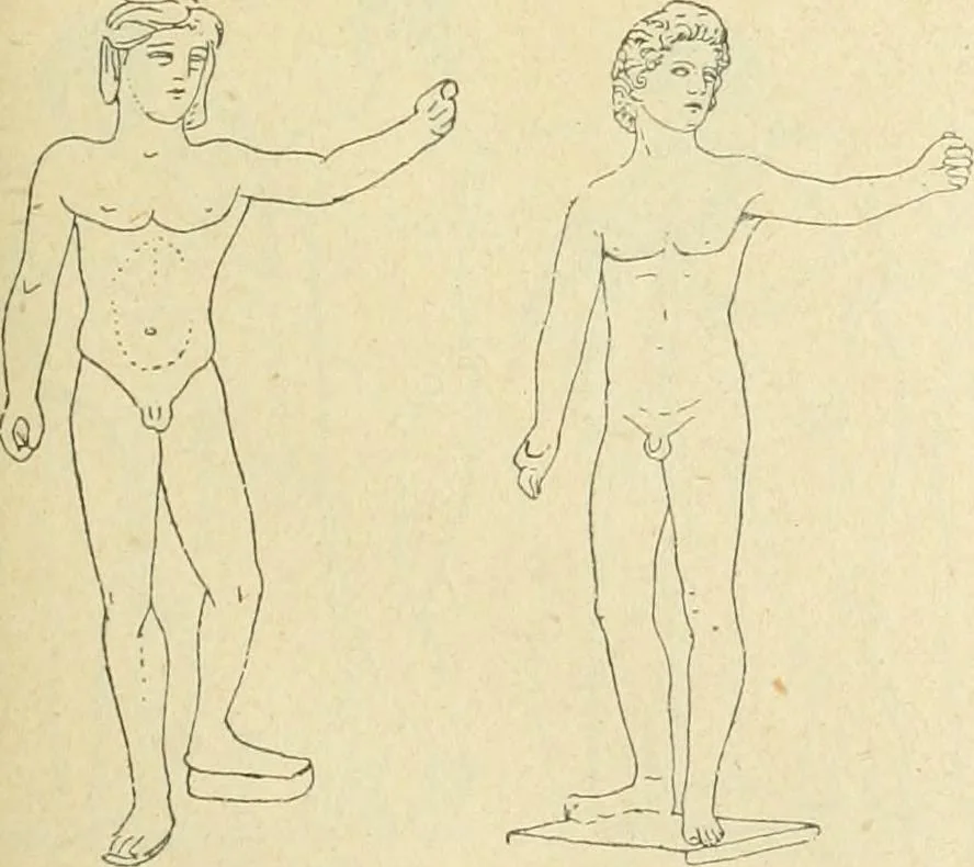 An illustration from Répertoire de la statuaire grecque et romaine, 1908, leaf 142