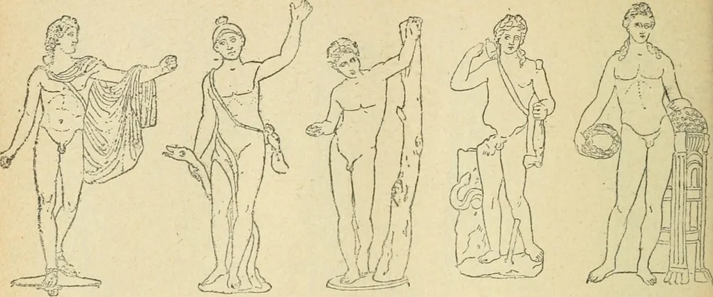 An illustration from Répertoire de la statuaire grecque et romaine, 1908, leaf 143