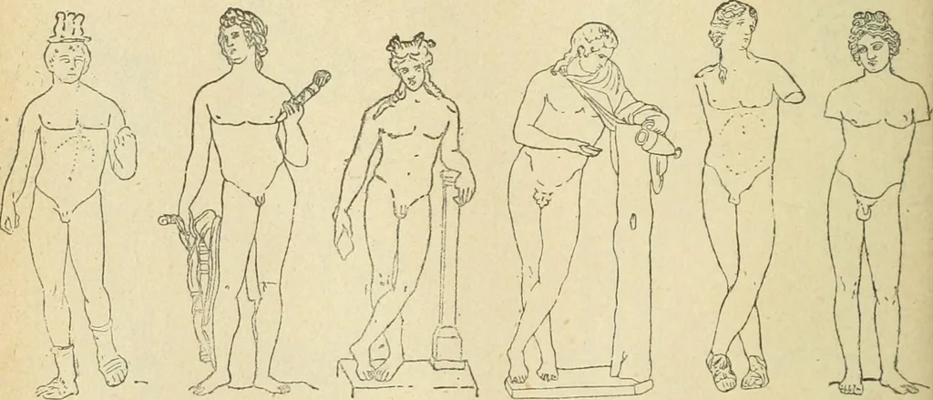 An illustration from Répertoire de la statuaire grecque et romaine, 1908, leaf 143