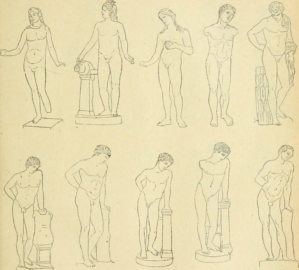 An illustration from Répertoire de la statuaire grecque et romaine, 1908, leaf 144