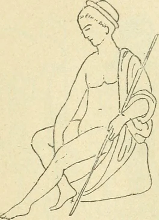 An illustration from Répertoire de la statuaire grecque et romaine, 1908, leaf 150