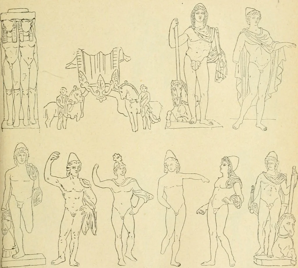 An illustration from Répertoire de la statuaire grecque et romaine, 1908, leaf 152