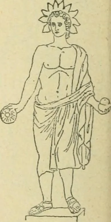 An illustration from Répertoire de la statuaire grecque et romaine, 1908, leaf 153