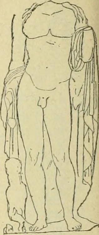 An illustration from Répertoire de la statuaire grecque et romaine, 1908, leaf 157