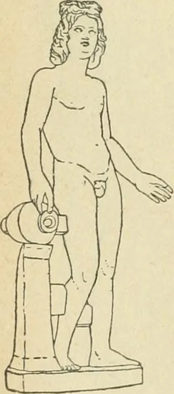 An illustration from Répertoire de la statuaire grecque et romaine, 1908, leaf 157