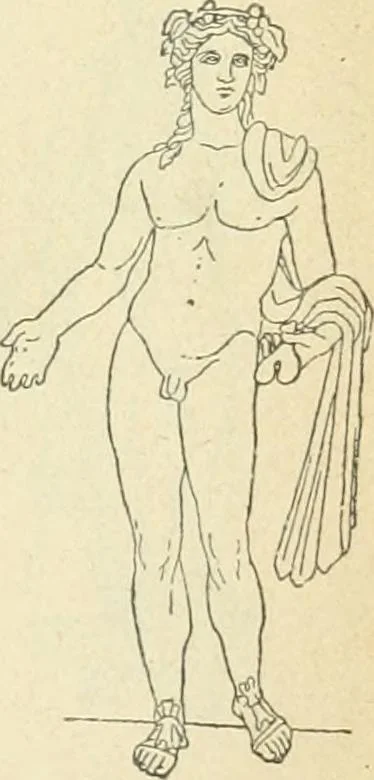 An illustration from Répertoire de la statuaire grecque et romaine, 1908, leaf 158