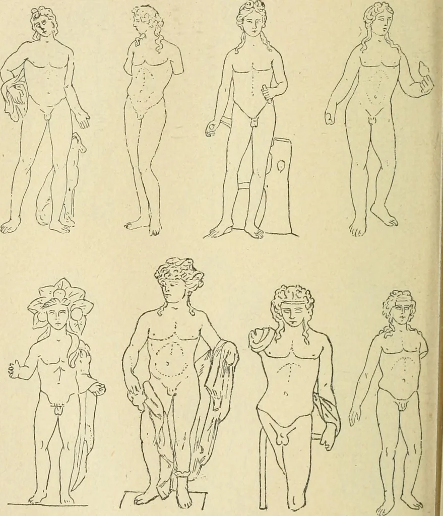 An illustration from Répertoire de la statuaire grecque et romaine, 1908, leaf 159