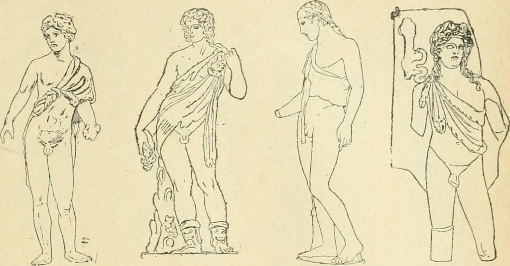 An illustration from Répertoire de la statuaire grecque et romaine, 1908, leaf 160