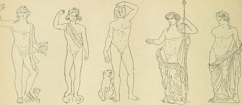 An illustration from Répertoire de la statuaire grecque et romaine, 1908, leaf 165
