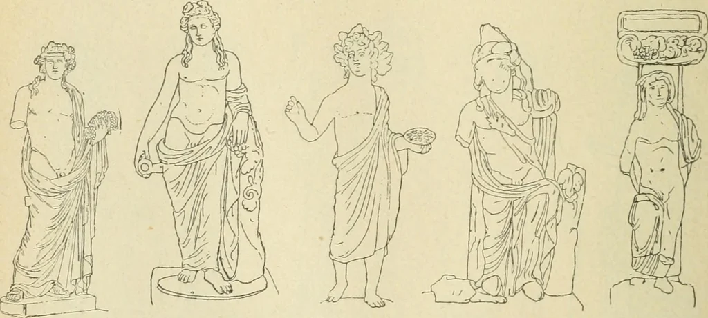 An illustration from Répertoire de la statuaire grecque et romaine, 1908, leaf 165