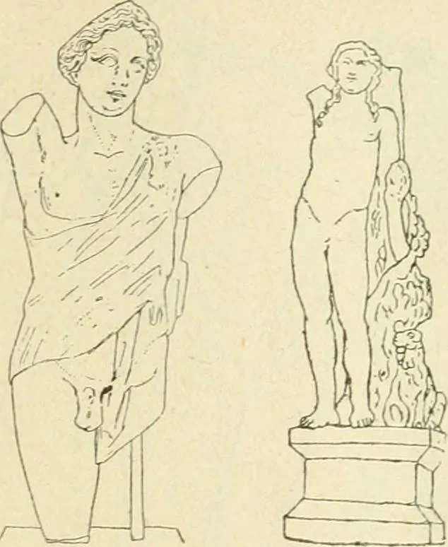 An illustration from Répertoire de la statuaire grecque et romaine, 1908, leaf 166