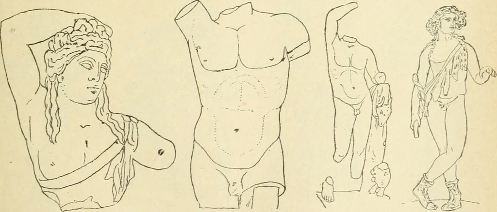 An illustration from Répertoire de la statuaire grecque et romaine, 1908, leaf 166