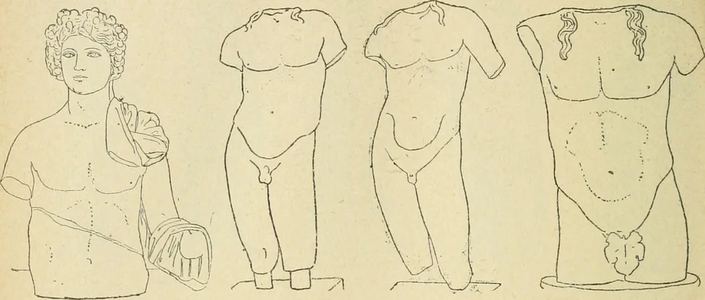 An illustration from Répertoire de la statuaire grecque et romaine, 1908, leaf 167